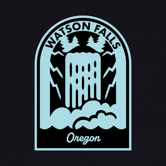 Watson Falls Oregon by HalpinDesign